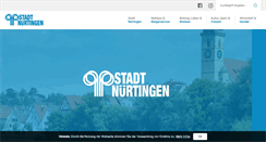 Desktop Screenshot of nuertingen.de